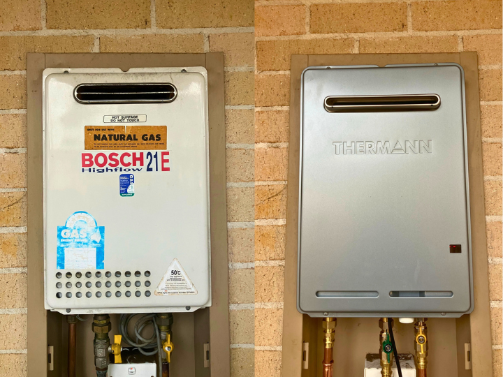 hot water system replacement for ageing leaking hot water unit